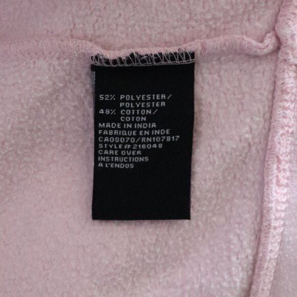 BTL Women's Pink Sz M/L 'Babes Supporting Babes' Fleece Crewneck Raglan Sweater - Picture 11 of 12